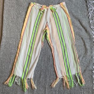 Sheer Neon Beach Pants